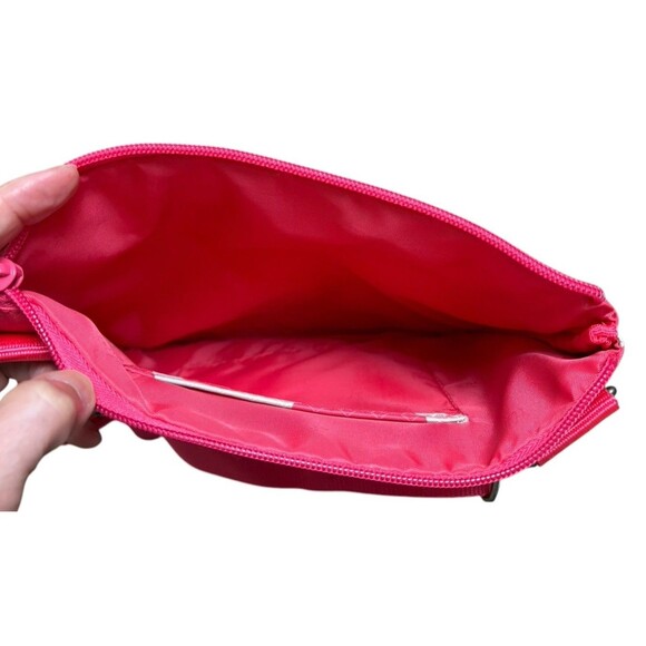 Thirty One Mod Dot Crossbody Bag Pink Polka Dots Adjustable Strap EUC - Picture 10 of 12